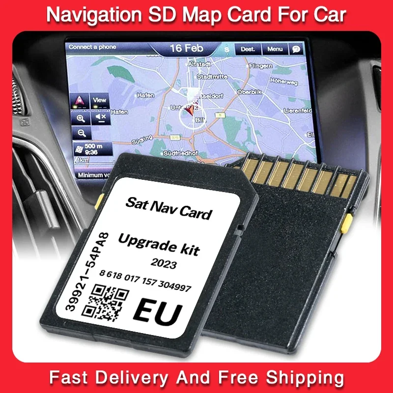 

2023 GPS Accessories for Suzuki SLDA SD Memory Europe Swift Sx4 S-Cross Vitara 54PA8 Road Map Card