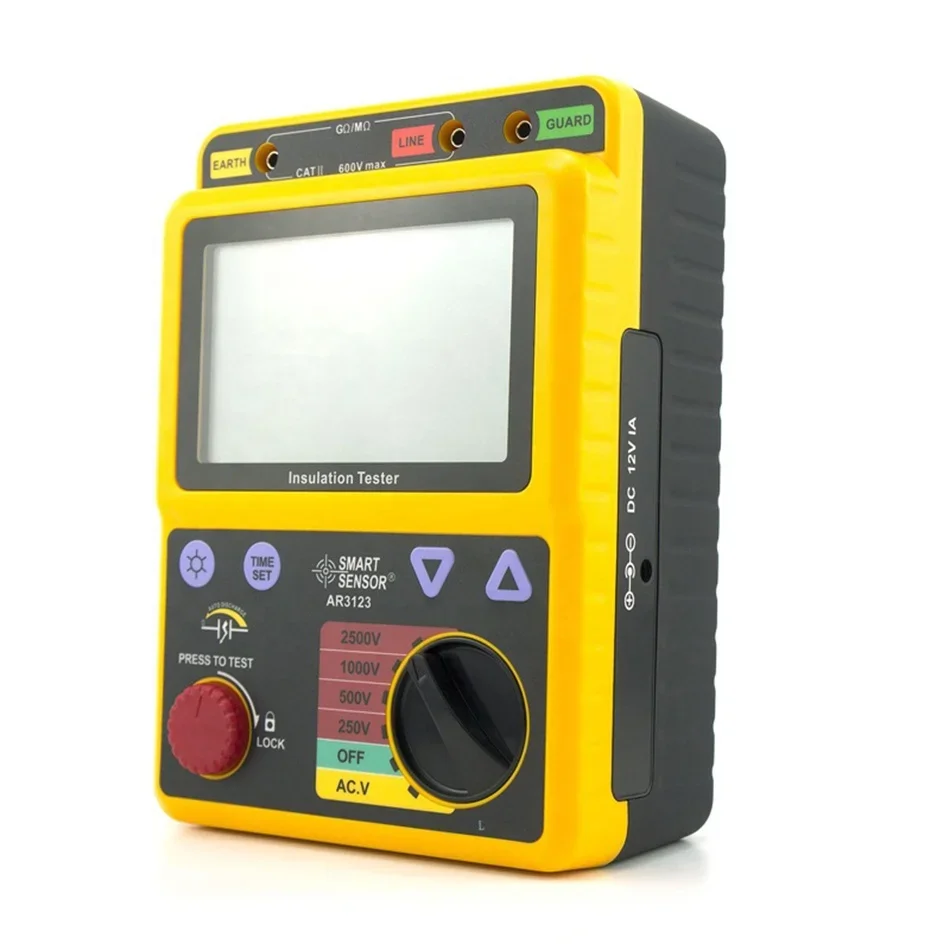 Smart Sensor AR3123 High Quality Digital Insulation Resistance Tester Voltage Meter Non-destructive Measurement Electrical