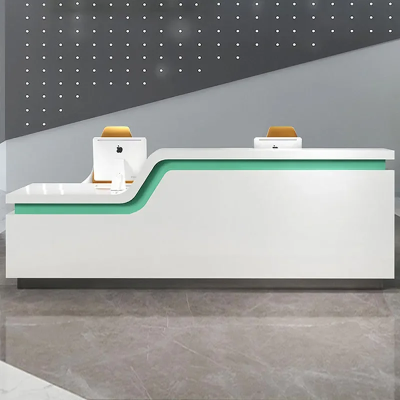 Multifunctional Pre-examination Sorting Reception Counter, Hospital Nurse Station Consultant Guide Desk for Dental Clinic Vaccin
