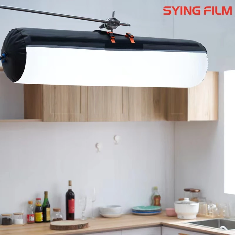 SYINGFILM  Q150 PRO 150W 300W Flexible Light 3000-5600K Bi-color Video Fill Light 9 Scene Effects with Drapery and Grid