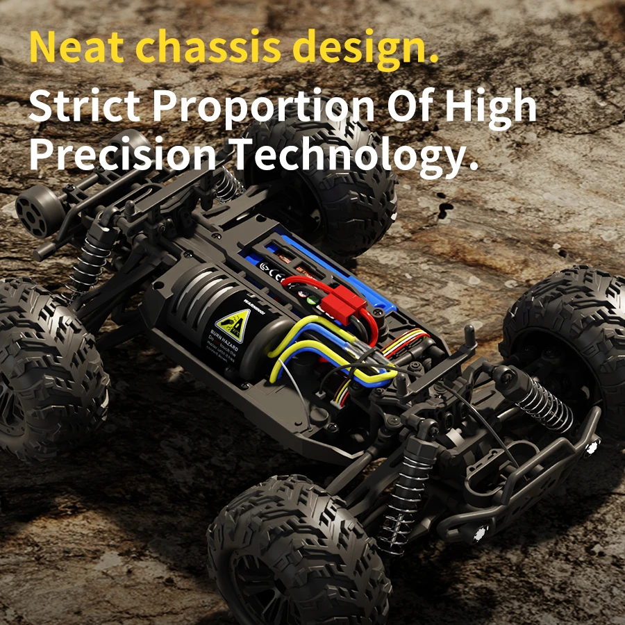 سيارة التحكم عن بعد HW8808 - سيارة تسلق جميع التضاريس 4WD عالية السرعة RC للأطفال والكبار #5