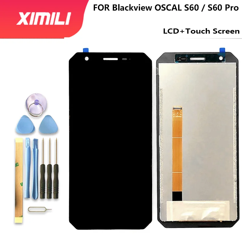 

New 5.7''Blackview OSCAL S60 Pro LCD Display +Touch Screen Digitizer 100% Original LCD+Touch Digitizer for OSCAL S60 Replacement