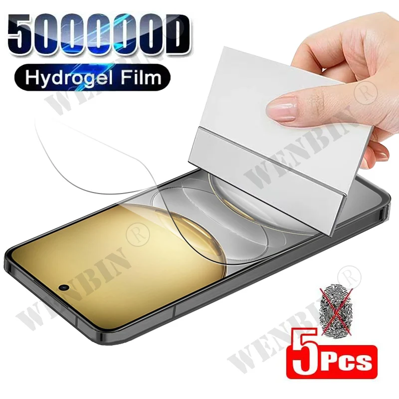 5 Pcs Hydrogel Film For Realme C75 C67 C65 C63 C61 C55 4G 5G Full Cover Screen protector