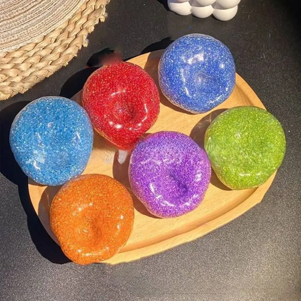 

Имитация TPR хрустальный шар, прозрачный эластичный шар ручной работы, игрушка-щипцы, креативная красочная игрушка с медленным отскоком, офисные работники