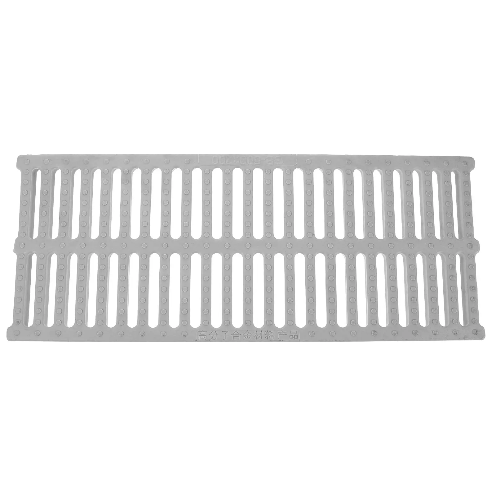 20x8 Polegada grade de drenagem de alto polímero retângulo resistente capa de trincheira para sistema de drenagem de esgoto ao ar livre quintal pátio garagem