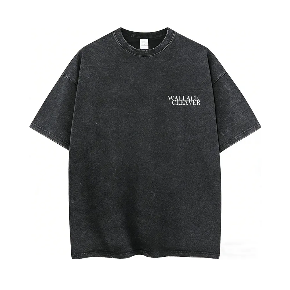 

Washed Vintage Rapper Wallace Cleaver Marcel Album Graphic T Shirt Men Hip Hop Fashion Pop Music T-shirt Male Oversized T-shirts