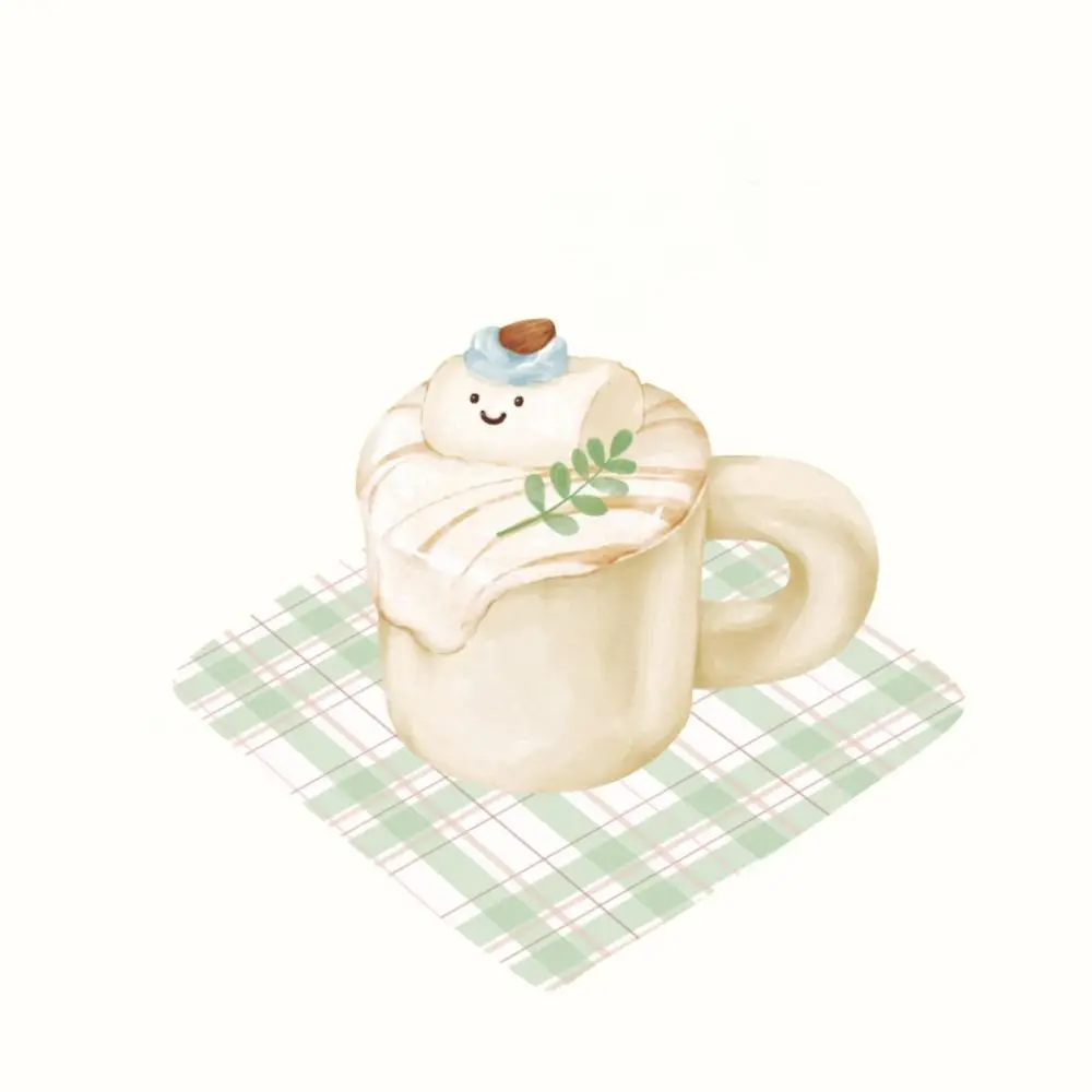 Cartoon Candy Cake Gourmet Sticky Notes, Papelaria Sticker, Memo Pad Planner, Escritório e material escolar