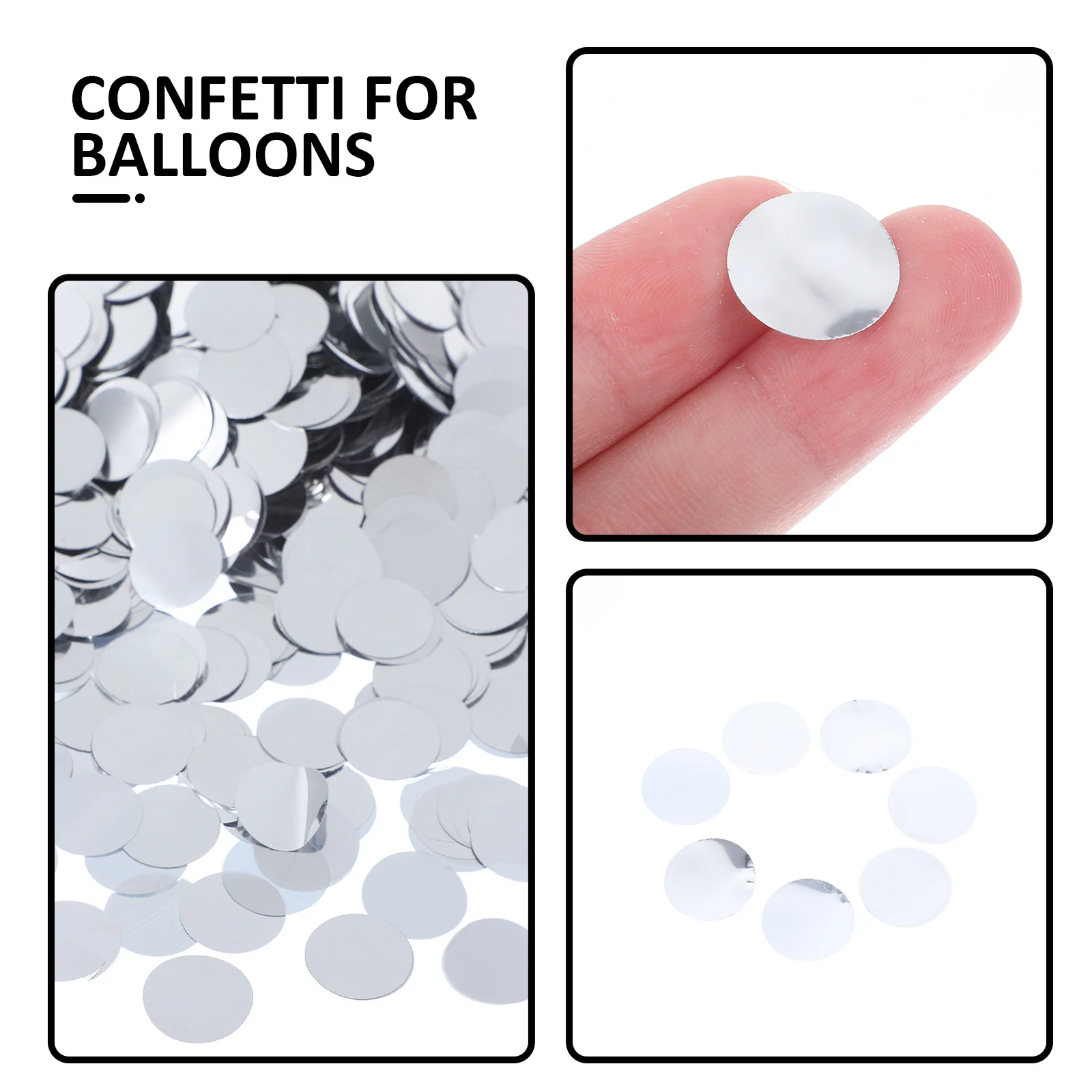 

1Set Round Aluminium Foil Confetti Birthday Party Wedding Balloon Confetti Table Decoration Holiday Festival Decor