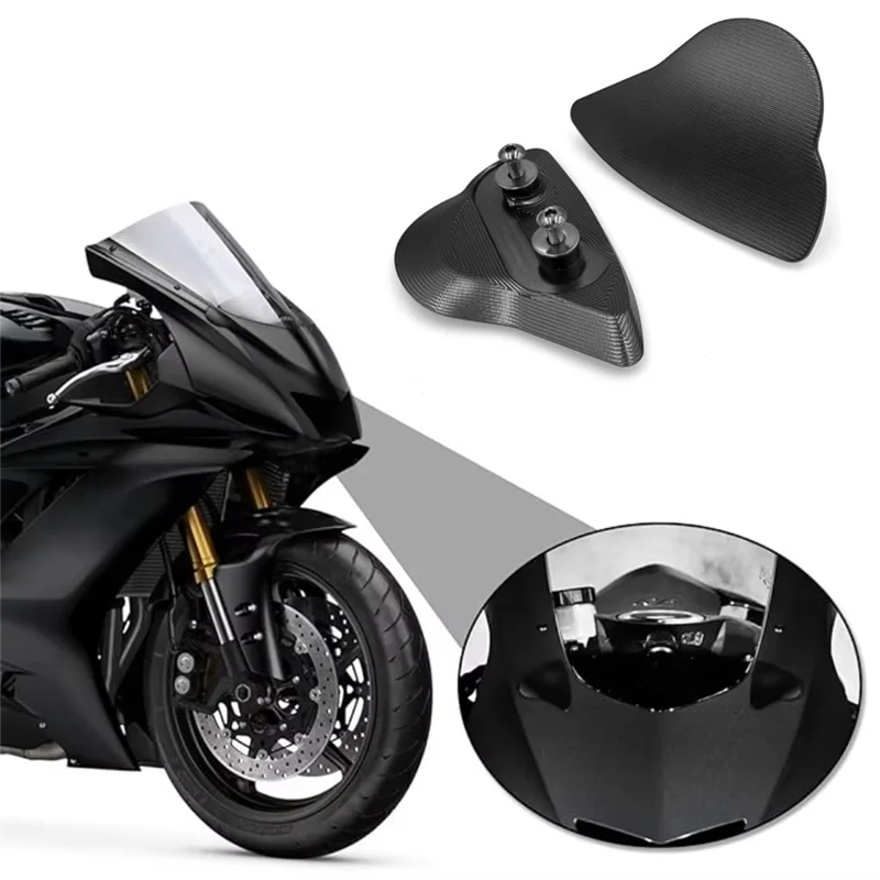 Top Sale Motorcycle Rearview Mirror Block Off Cover For Yamaha YZF R6 2017-2024 R7 2021-2024 Rearview Mirror Base Plates Cover