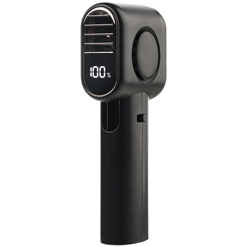 

Compact Handheld Cooling Fan 16.2 x 6.6 x 3.9 cm 4000mAh Battery 10 Hours Runtime Turbo 10000 RPM for Travel Home