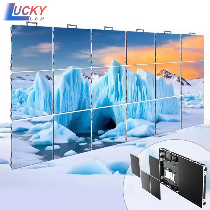 

Indoor Rental Led Screen Music Dj Back Screen Studio Audio Auditorium Stage Concert Led Wall Display for Video Production