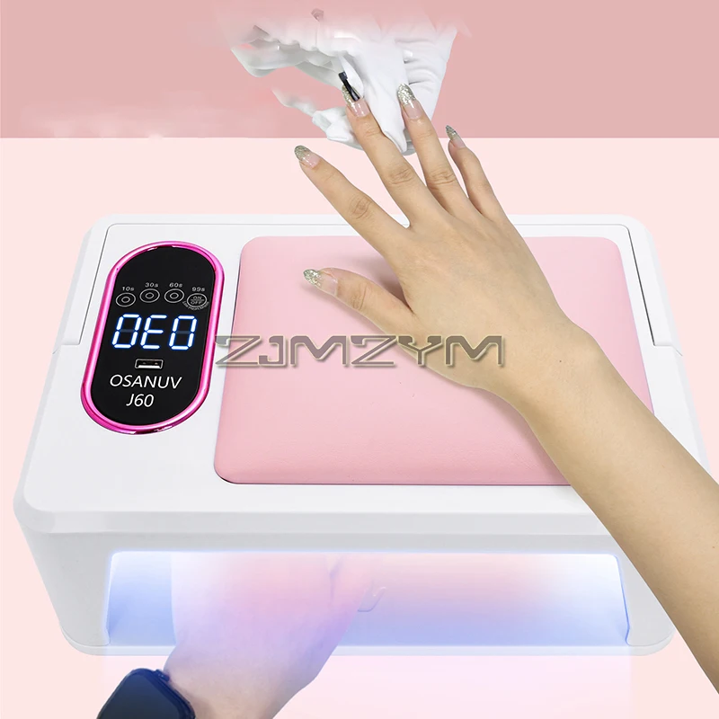 UV LED Nail Lamp, 288W Nail Lamp Nail Dryer Gel Polish UV Nail Light with 4 Timer Setting, Quick Dry Curing Lamp with Display