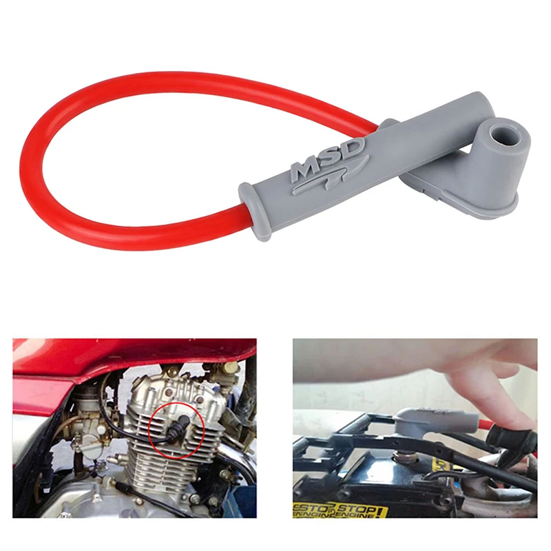 

Motorcycle Ignition Wire Coil Booster Spark Plug Cap High Voltage Wire Off-road Vehicle Parts Accessories MSD Booster Wire