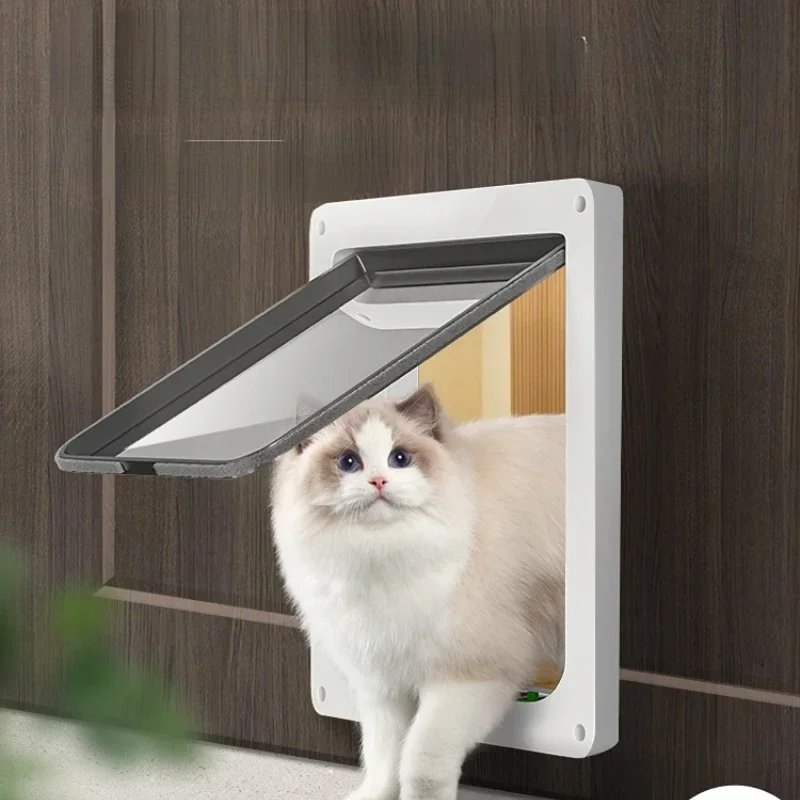 

Safe, non card, cat door, free access, dog and pet, 4-way supplies