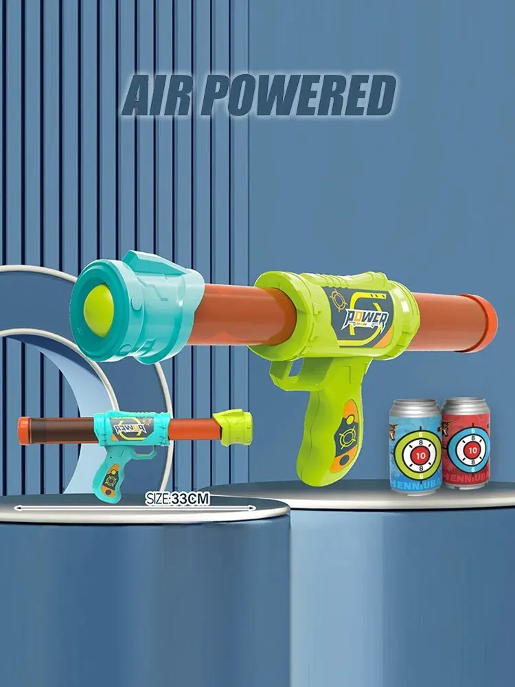 لعبة أطفال ممتعة للرماية، مسدس رصاصة ناعمة هوائية، لعبة تنافسية تفاعلية بين الوالدين والطفل #1