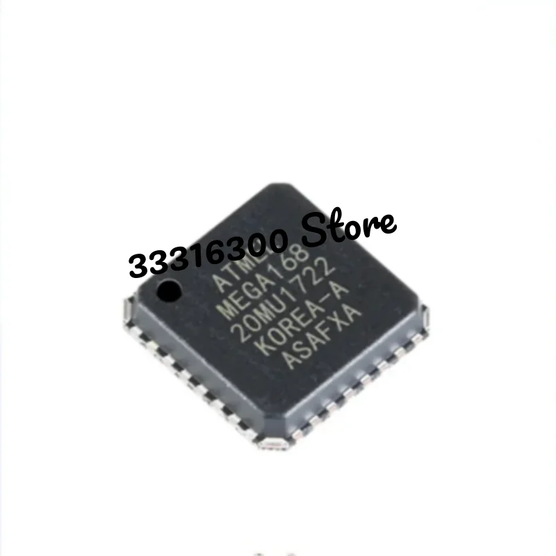 10PCS New ATMEGA168-20MU  QFN32  Microcontroller chip IC