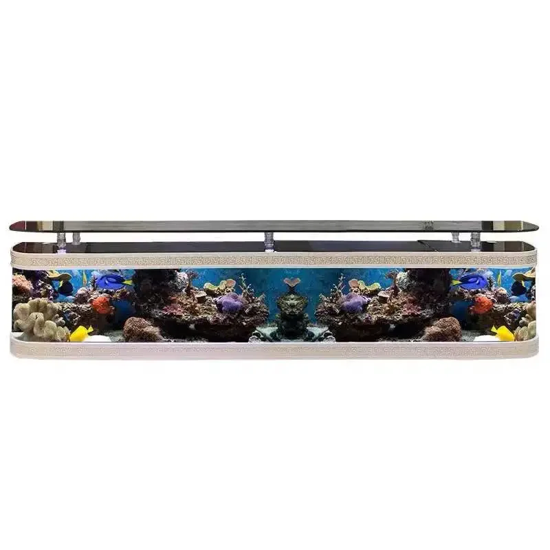 Customized Large Transparent Cube Acrylic Aquarium Fish Tank Glass Table Fish Aquarium