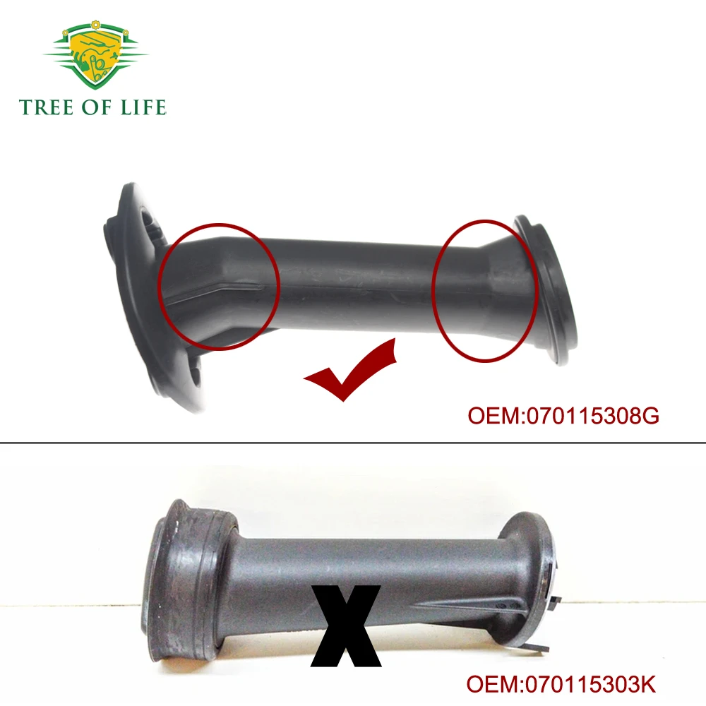 New Oil Filler With Cap For Volkswagen Transporter T5 Touareg 2.5 TDI 070115308G 070 115 315 A Engine Valve Cover Gasket O-ring