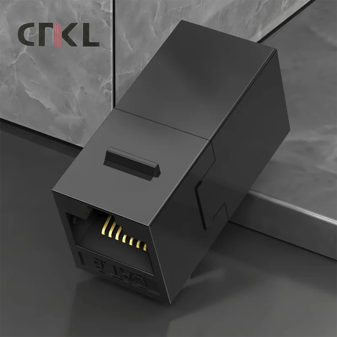 Módulo de red recto CAT6, conector RJ45, enchufe de información, adaptador de Cable acoplador de ordenador, conector Keystone Ethernet, 50 Uds.