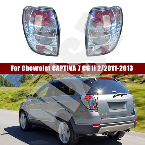 Imagen 1 del producto Para Chevrolet CAPTIVA 7 CG II 2/2011-2013 indicador de señal de giro lámpara de freno luces traseras lámpara de freno de marcha atrás luz trasera