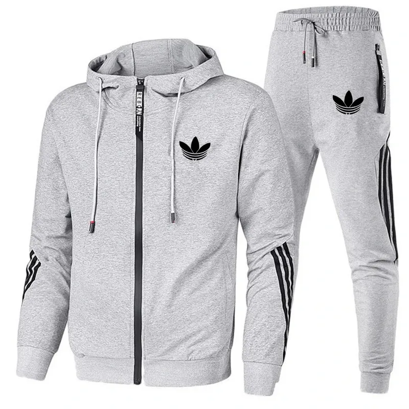 2025 primavera e outono marca hoodie conjunto moda masculina calças de marca casual jogging roupas esportivas