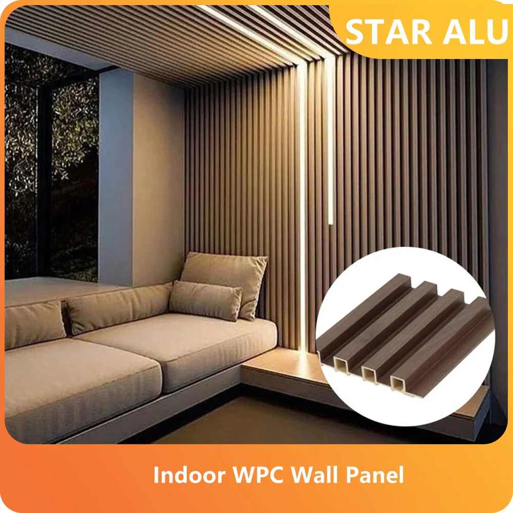 Antibacterial WPC Wall Panel 12mm Mold & UV Proof, CE/FSC Dual Certified for Hospital/Garage