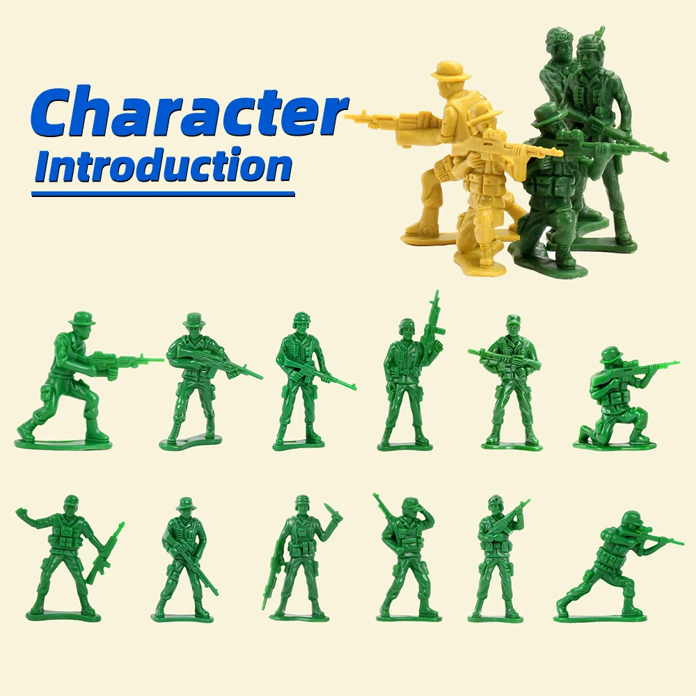 ViiKONDO الجيش الرجال لعبة الجندي 150 قطعة عمل عسكري الشكل 4-5 سنتيمتر القوات الخاصة القوات الصغيرة متعة المناورات تمثال في صندوق ملون #2