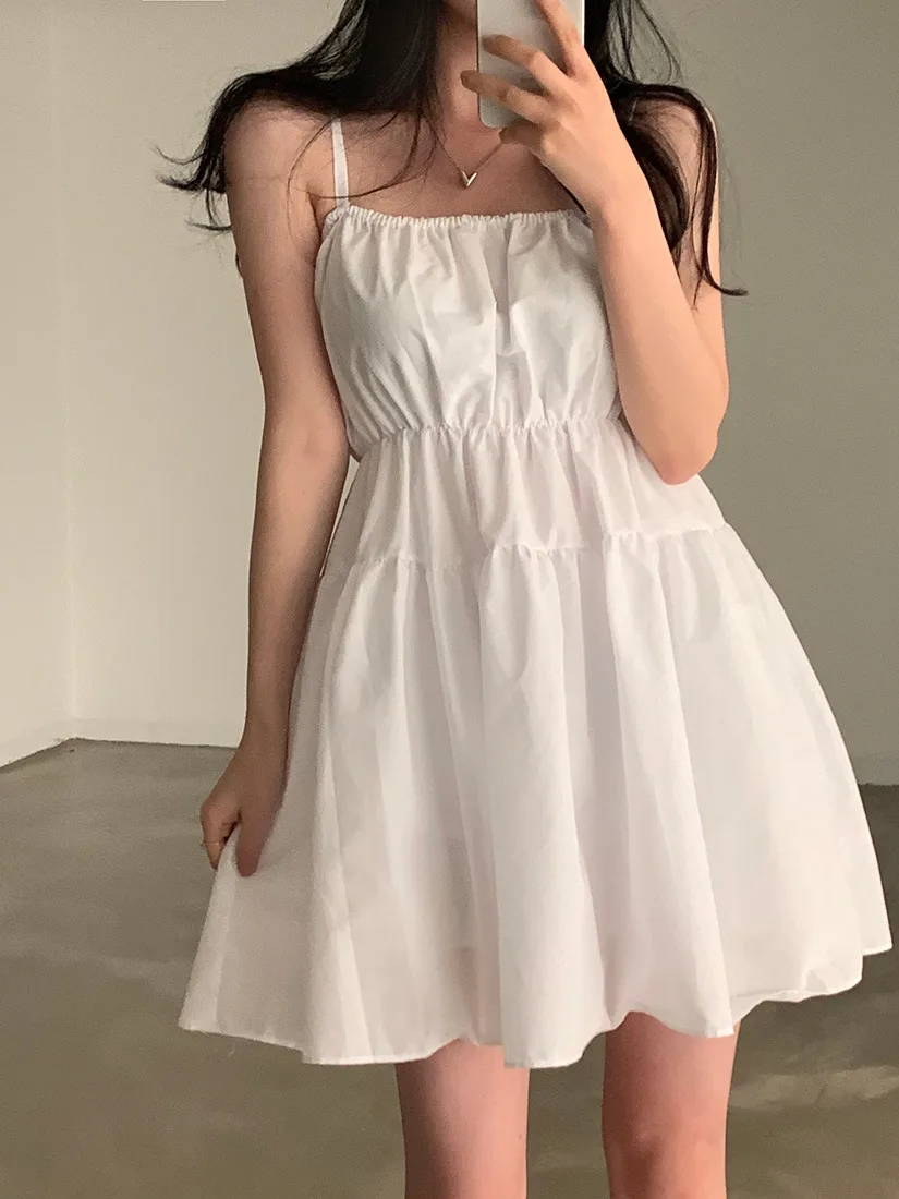 

Ele White First Love Одно плечо Dr Женская утягивающая юбка для похудения с талией Dr Gentle Summer Faion