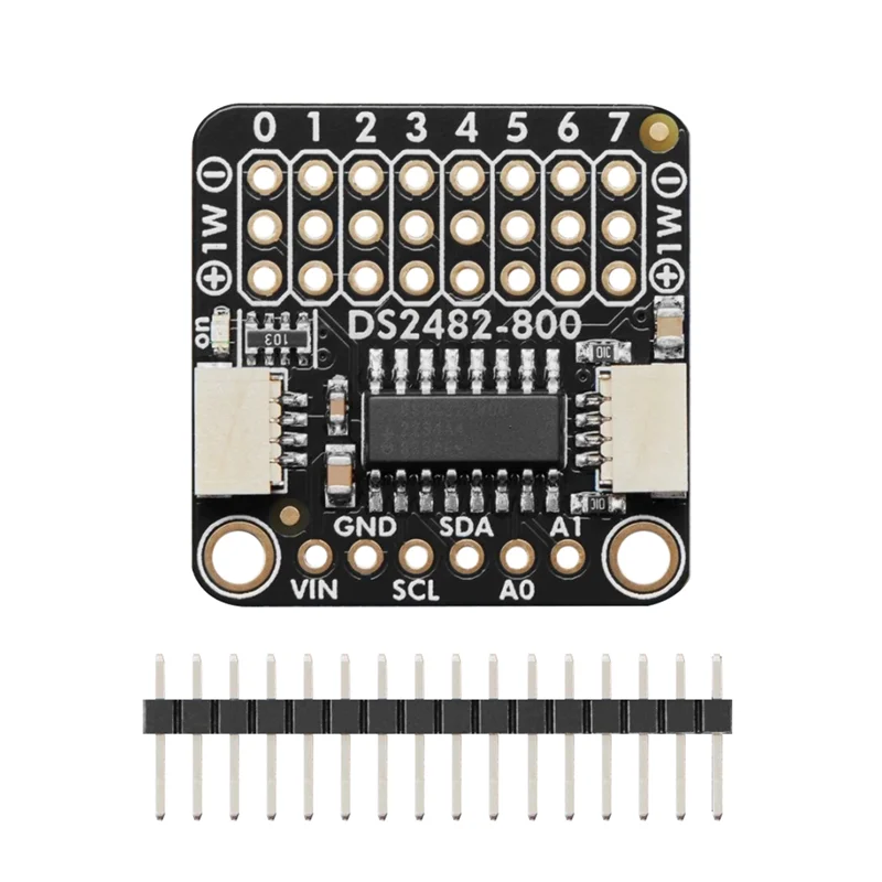

XB-Adafruit DS2482-800 8-канальный адаптер Adafruit DS2482S-800 I2C Zu 1-проводной, STEMMA QT/Qwiic, 6027