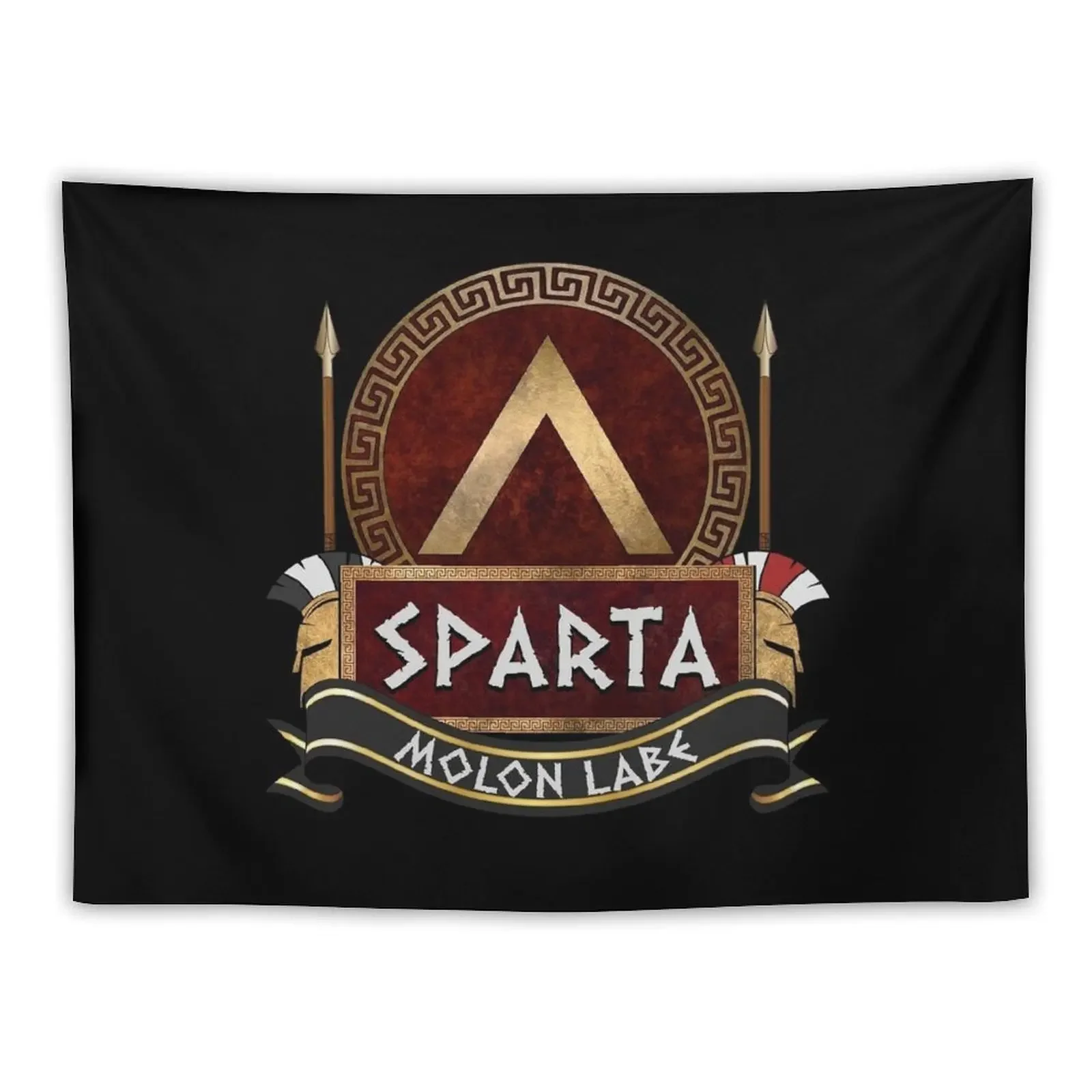 

Spartan Lambda Ancient Lacedaemonian Symbol of Sparta Tapestry Room Decorations Aesthetic Room Design Tapestry