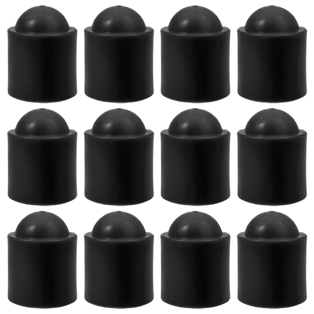 

12Pcs Billiard Rod End Protectors Durable Rubber Pool Cue End Covers Snooker Cue Accessories Replaceable Parts