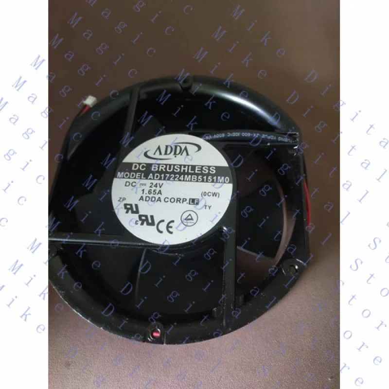 H  1 PCS FOR ADDA Fan AD17224MB5151M0 DC 24V 1.65A 172*150*51MM 2 Wire cooling fan