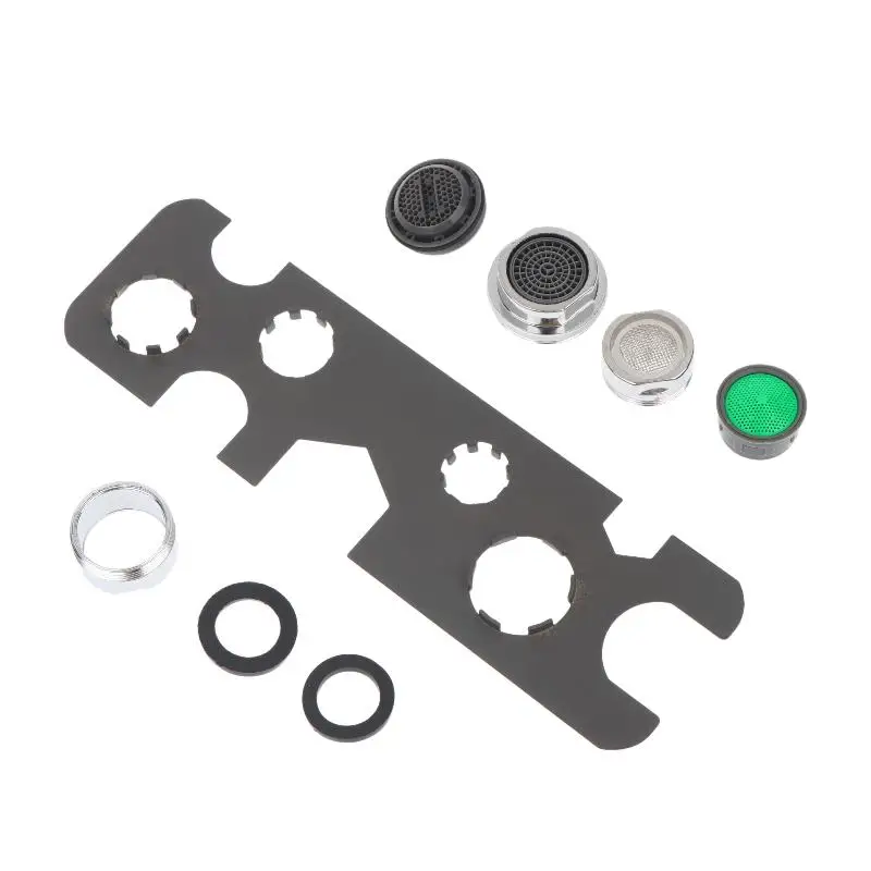 9 In 1 Faucet Aerator Removal Wrench Set Universal Spanner With Tap Nozzle Replacement Parts For Bathroom Kitchen Repair