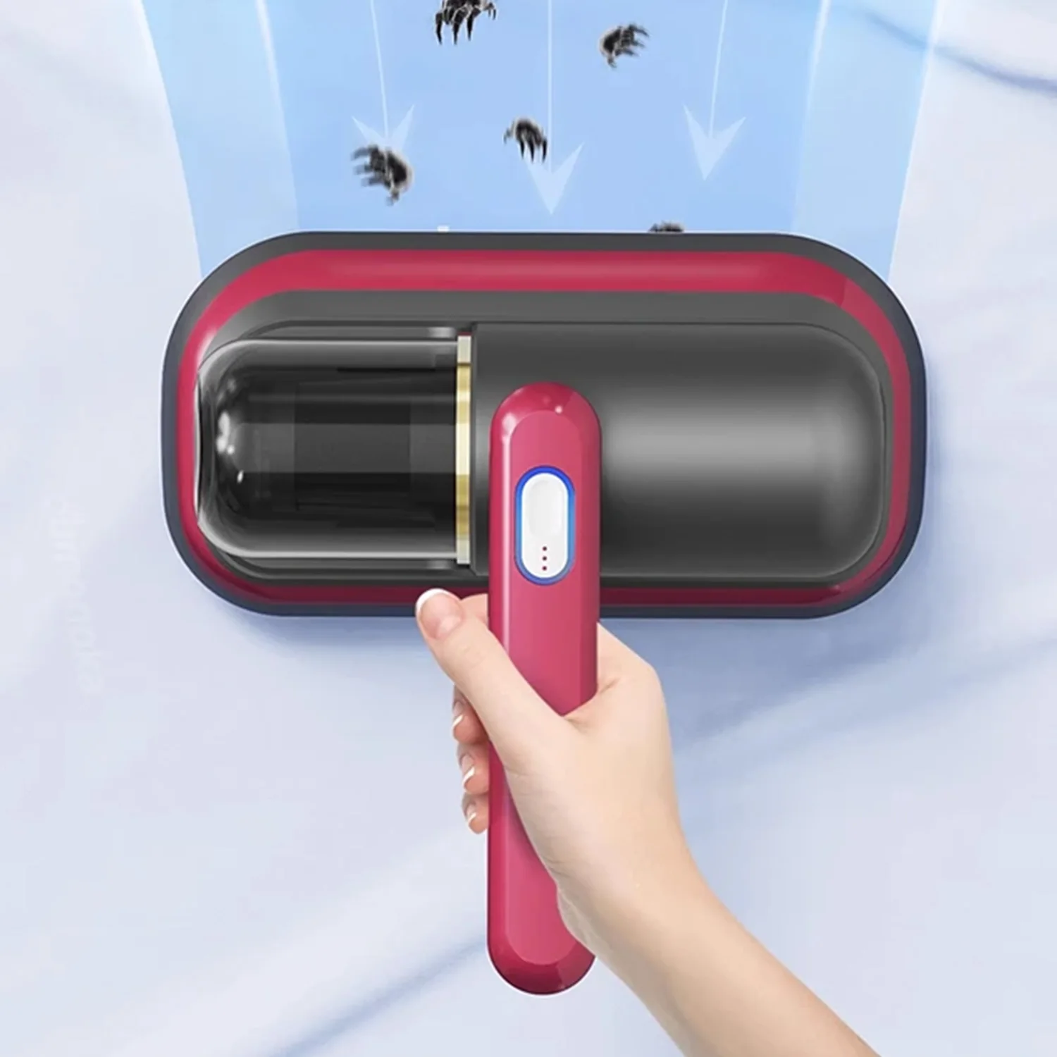 Household Mite Removal Instrument Vacuum Cleaner Handheld Small Portable Household Sofa Bed Sheet Mattress Dust Artifact