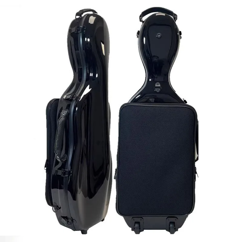 15-17 Inch Fiberglass Viola Box Waterproof Scratch-proof Shoulders Portable Movable Viola Case Musical Instrument Accessories