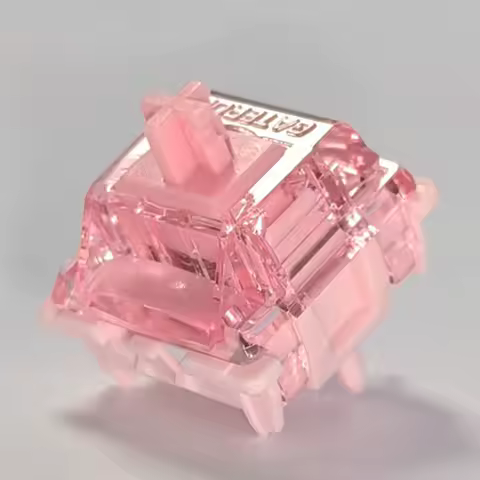 GATERON Sakura Catkin Switches Custom Mechanical Keyboard Switches Linear Switch HIFI Sound 40g Pre Lubed 5 Pin Mahjong Switches