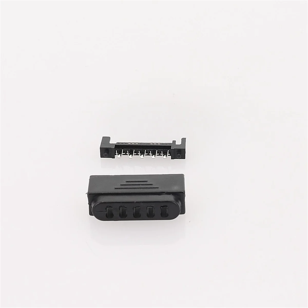 10Pair L29-Sata Plug 5 Holes SATA Male SATA Male Socket Serial Port 15P Power Connector Shell Plug and ShellAB32