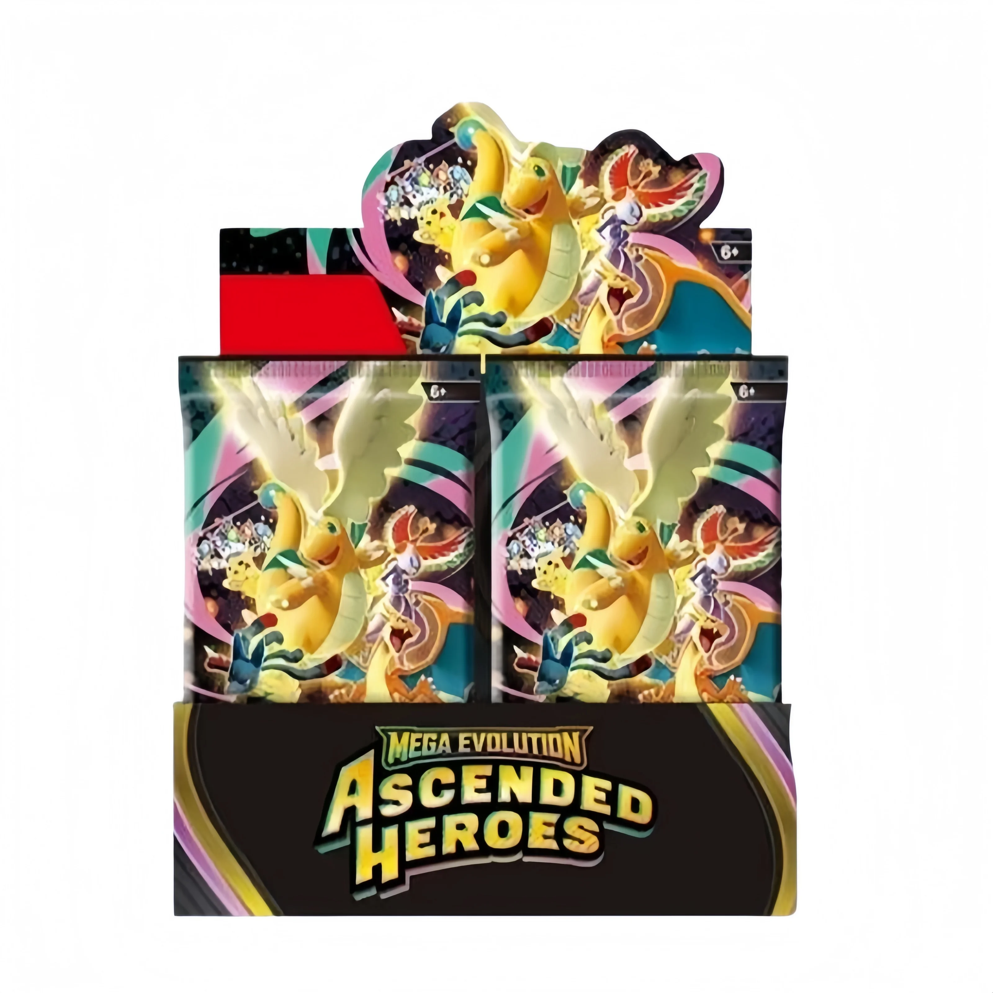 360 cartes Pokémon Mega Evolution en anglais, ordre parfait, boîte de boosters Ascended Heroes, boîte de 36 paquets, cadeaux, jouets