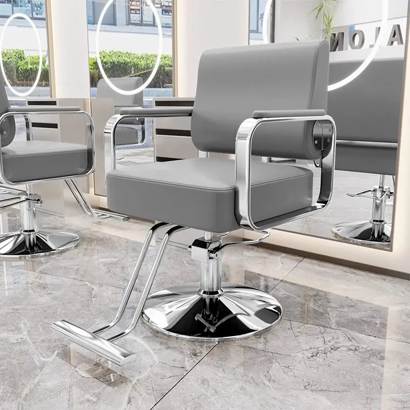 Sillón de Barbería Reclinable Profesional Giratorio, Silla de Maquillaje para Barbería, Banco de Lavado, Muebles Profesionales para Barbería