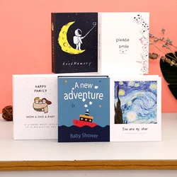 Álbum de fotos de plástico de 6 pulgadas, libro 4d grande de seis pulgadas, álbum de recortes familiar para bebés, fotos de boda, manualidades Diy