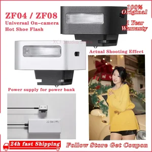 ZENIKO Lampu Kilat Retro Mini untuk Fuji XM5 Sony ZVE10 Nikon Canon Lampu Kilat Sepatu Panas Universal Di Kamera ZF04 / ZF08 8 flash retro penjualan terbaik - №