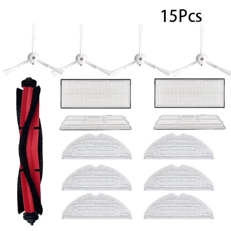 B58B-Main Brush Mop Filter Dust Bag Cleaning Rolling Brush For Roborock S7 Maxv Ultra S7 Pro Ultra Robot Vacuum Accessories