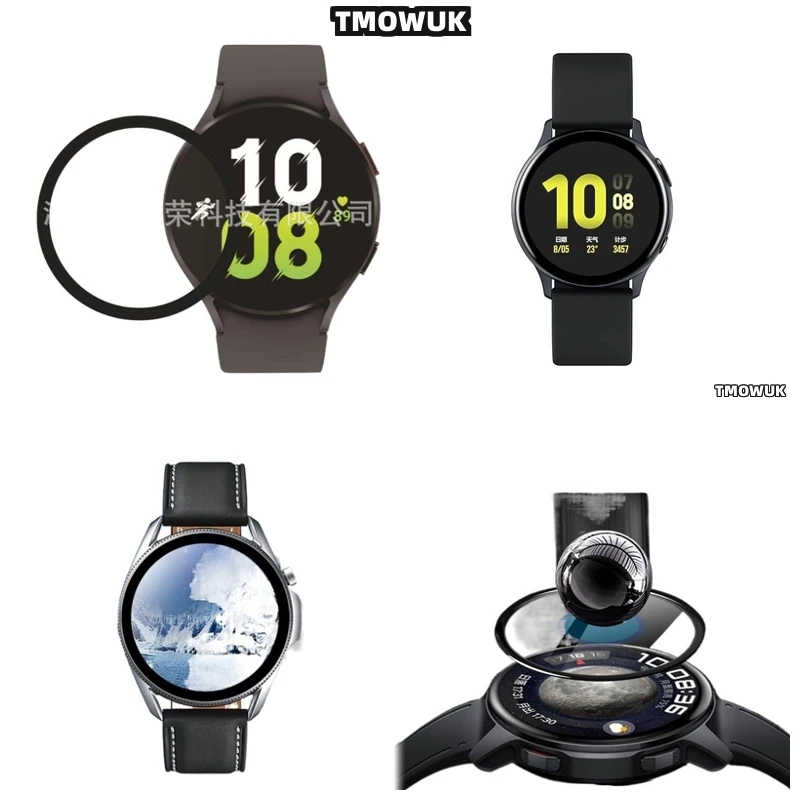 

For Samsung Galaxy Watch 4 5 6 7 Ultra FE PRO Screen Guard Cover Full Curved Soft Film Protection