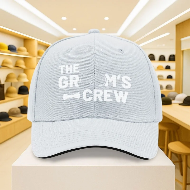 1pc THE GROOM's SCREW Unisex Adjustable Baseball Cap with Iconic Print, Lightweight Suitable for Outdoor Sports, Golf, Fishing,