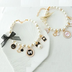Woman Pink Bracelets 2023 Fashion Bow Pearl CC bracelet Vintage Summer Luxury Jewelry