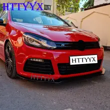 Golf 6 MK6 R R20 Front Bumper Splitter #4