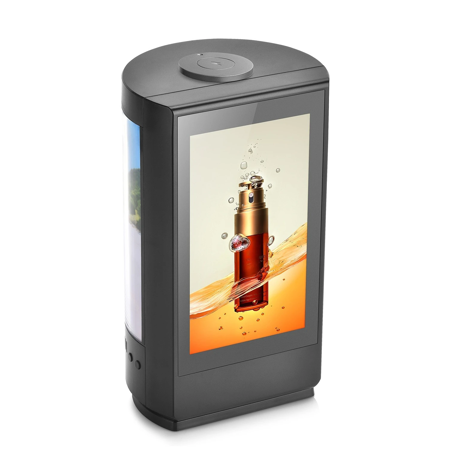 Restaurant Digital Menu Desktop LCD Touch Screen Digital Advertising Signage and Display Mobile Power Bank Ordering Kiosk