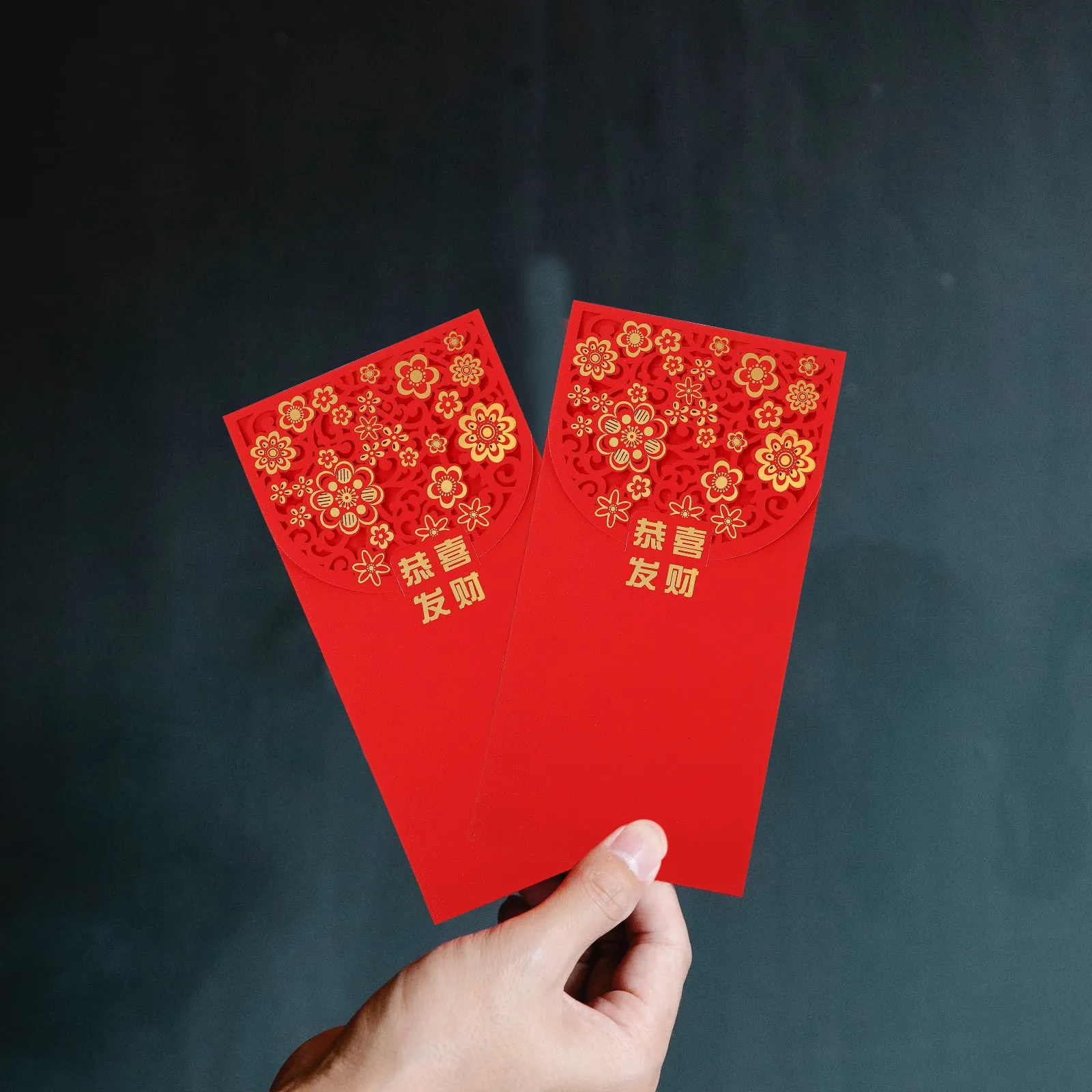 

10Pcs Thousand Yuan Red Envelopes Traditional Chinese Style Money Packets for Spring Festival Birthday Wedding