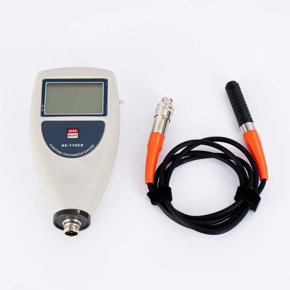 AC-110CS Coating Thickness Meter High Precision 0.1um Automobile Paint Thickness Tester Portable Paint Film Meter 0~1250 um