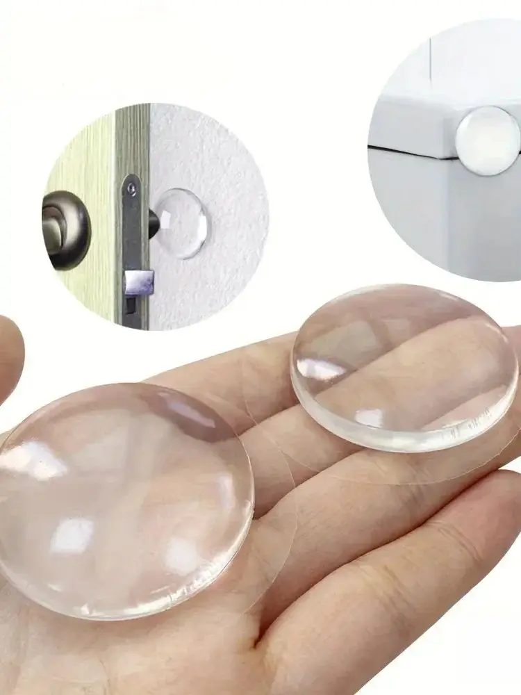 Silicone Soft Rubber Anti-Collision Wall Sticker for Furniture, Refrigerator Door Anti-Collision Pad to Prevent Collision